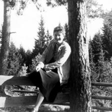 Barbara in forest near Oslo