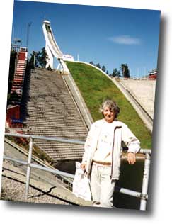 By Holmenkollen ski jump