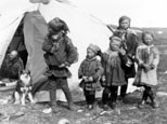 Lapp family near Karasjok